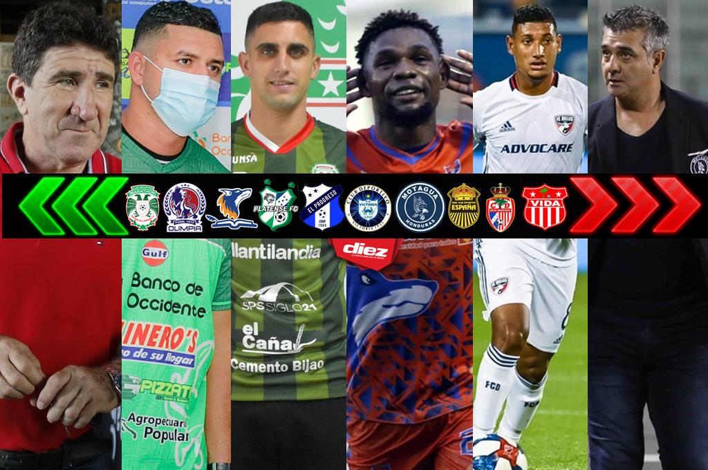 Mercado: Marathón y Victoria con fichajes, bajas en UPNFM y el futuro de Diego Vázquez y jugadores de Motagua