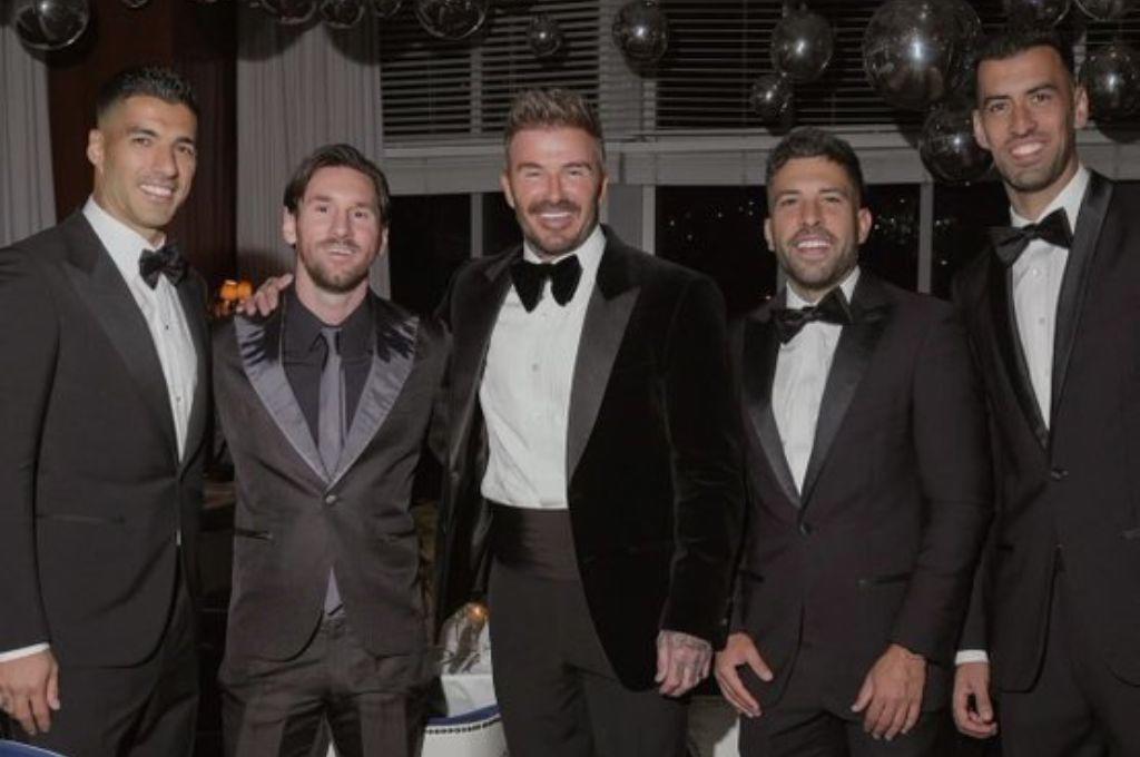 Messi se pasó de la mano con Antonela y ex esposa de Beckham hace revuelo en pleno cumpleaños: así fue la fiesta del dueño del Inter Miami