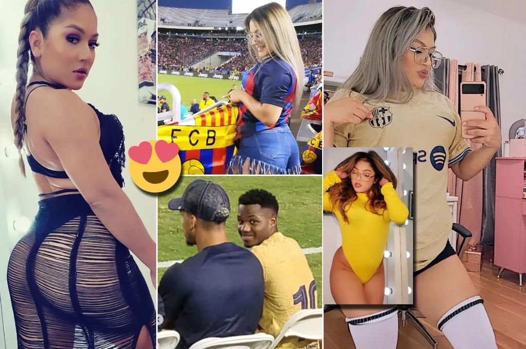 ¡Qué belleza! Así es la aficionada hondureña que logró llevarse la camiseta de Ansu Fati, delantero del Barcelona