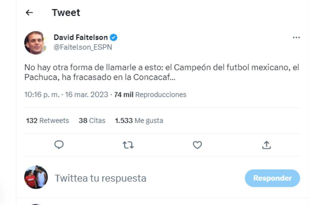 David Faitelson explota y toda la prensa mexicana tras la eliminación de Pachuca ante Motagua por la Champions de Concacaf