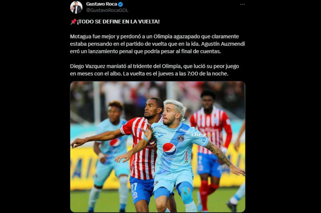 “Pudo terminar el invicto” “los azules fueron superiores”: así reaccionó la prensa tras el empate entre Motagua y Olimpia