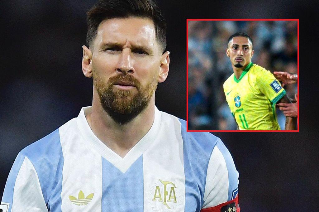 Messi saca a bailar a Raphinha y esta fue su dura respuesta tras la paliza: “Adentro, afuera, donde sea”