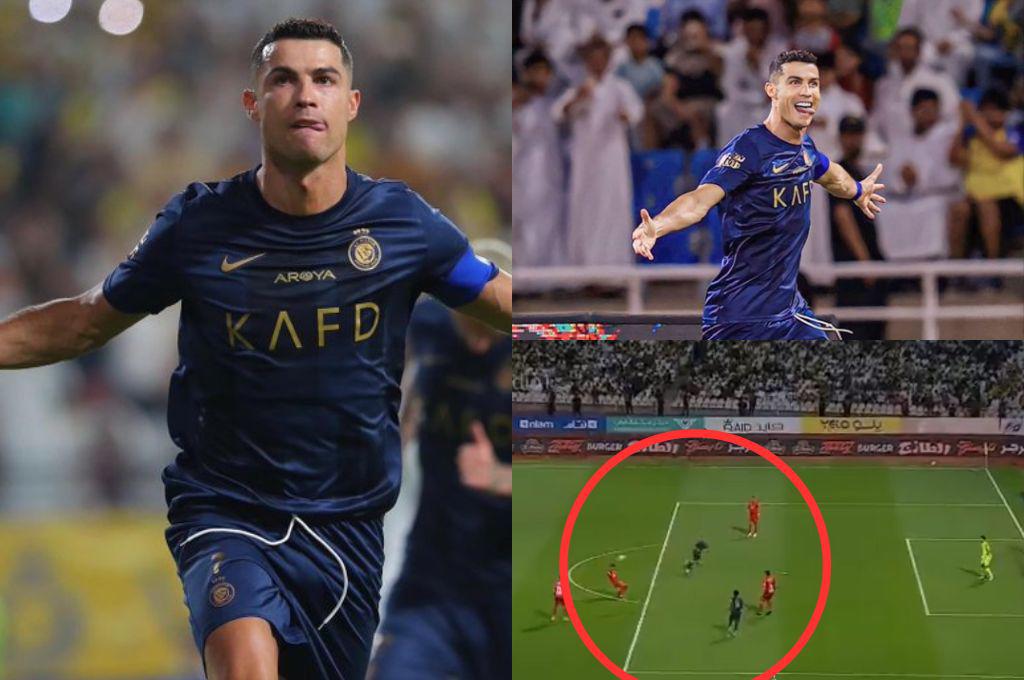 Cristiano Ronaldo utiliza su inteligencia para anotar su gol 45: así fue el nuevo tanto del portugués con el Al-Nassr