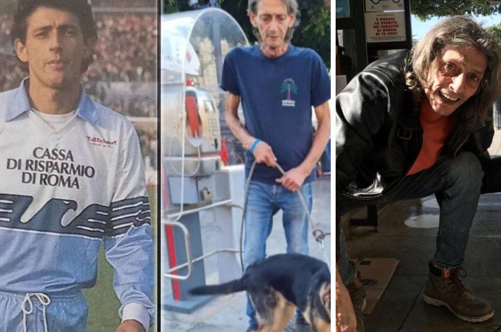 De futbolista profesional en Italia a vivir en la calle solo, enfermo y desnutrido; su primo fue héroe en un Mundial