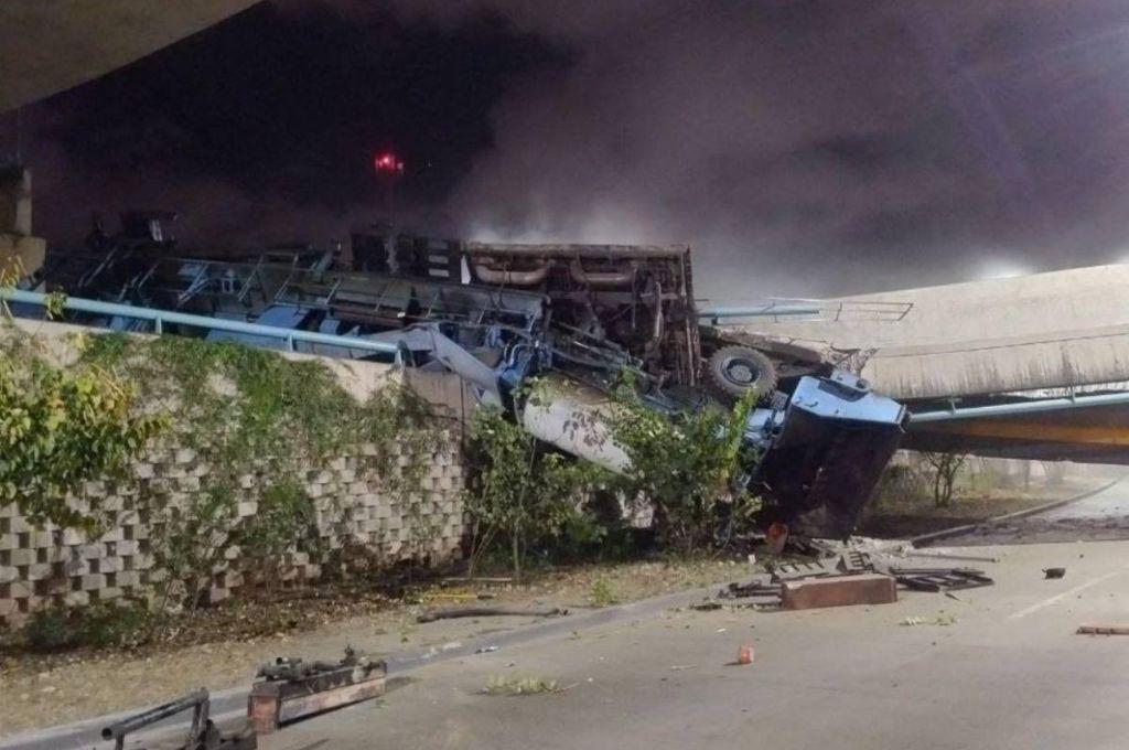La razón por la que puente a desnivel colapsó en el Anillo Periférico de Tegucigalpa: ¿hubo muertos?