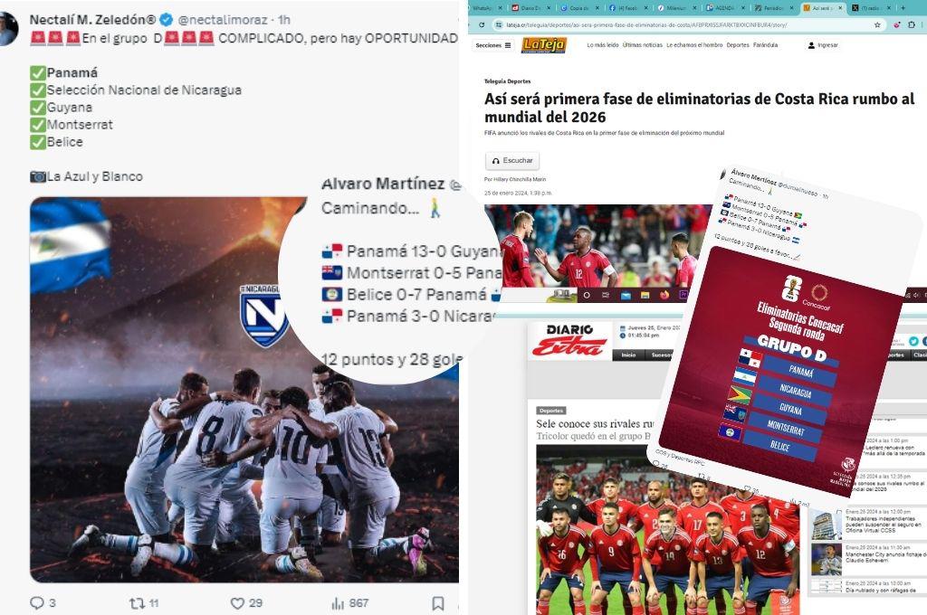 ”Caminando” Prensa tica y panameña reaccionan tras conocerse los grupos de la eliminatoria de Concacaf al mundial 2026