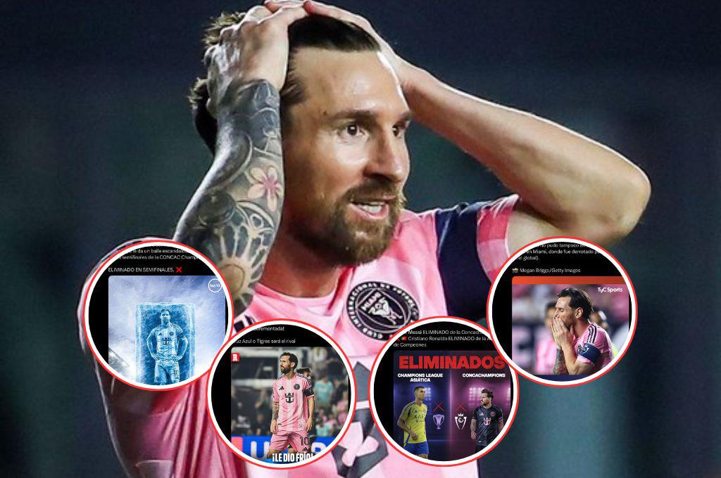 Vergüenza de equipo Le dio frío: la prensa no perdona a Messi tras la eliminación del Inter Miami en Champions de Concacaf