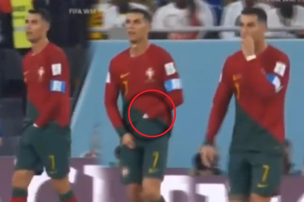 Saca algo de su ropa interior y se lo come: ¿Qué está consumiendo Cristiano Ronaldo en el Mundial de Qatar?