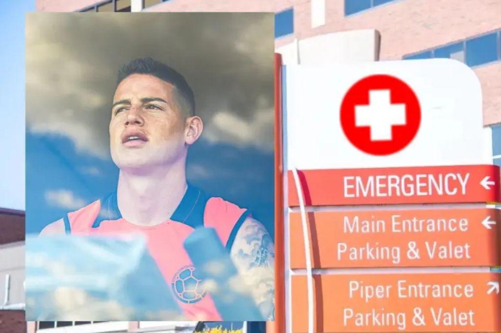 James Rodriguez está hospitalizado a dos meses del Mundial 2026: este es el estado de salud del capitán colombiano