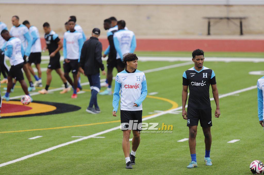Rueda con novedades en el entrenamiento: así fue el once de Honduras en plena práctica previo a enfrentar a Costa Rica