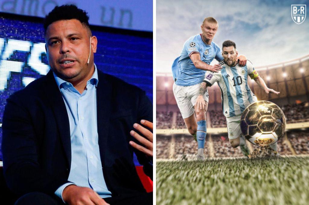 Ronaldo Nazario confiesa quién debe ganar el Balón de Oro entre Messi y Haaland: “Lo que hizo fue especial”