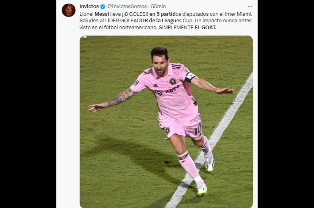 “Messi come aparte de CR7 y Pelé” “Spider-Messi”: así reacciona la prensa tras el pase a semis del Inter Miami en la Leagues Cup