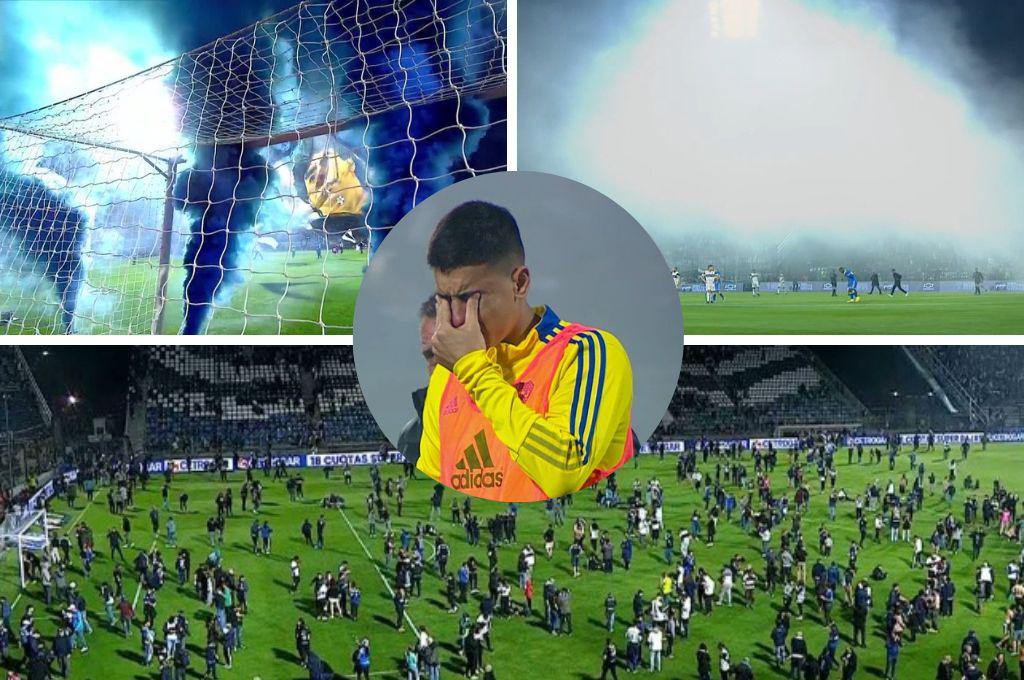 Con balas de goma, gas lacrimógeno y represión: Así fue el caos que llevó a la cancelación del partido Gimnasia vs Boca Jrs