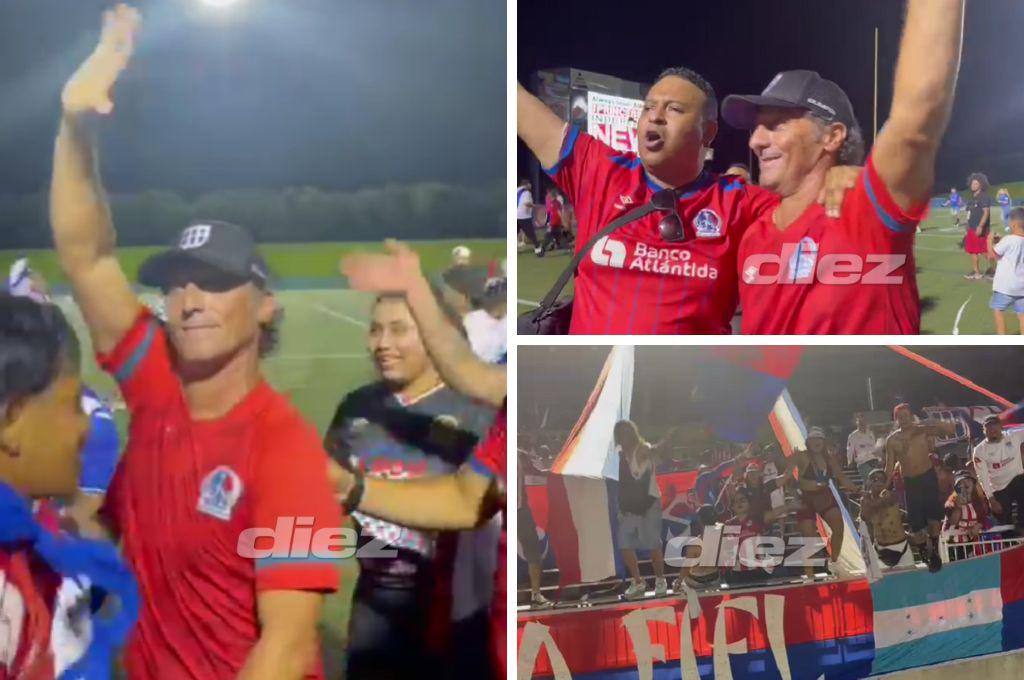Vídeo: La afición del Olimpia le canta a Pedro Troglio en su cumpleaños 58 en Virginia Beach, Estados Unidos