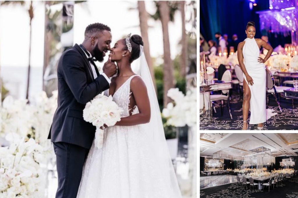 Así fue la lujosa boda de la tenista Sloane Stephens y el delantero estadounidense Jozy Altidore