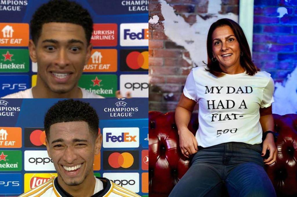 Dejó a Bellingham con esta cara: ¿Quién es la periodista que hizo incómoda propuesta y por qué lo hizo?