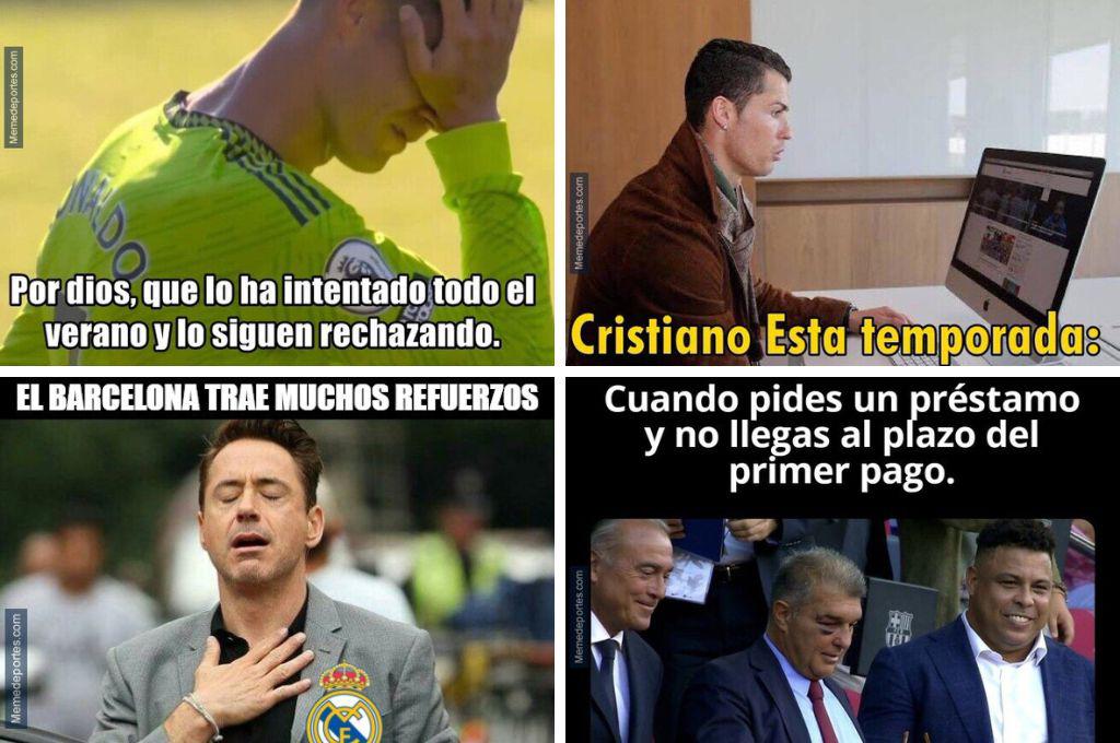 Los mejores memes que está dejando el cierre del mercado de fichajes en Europa donde no perdonan a Cristiano Ronaldo