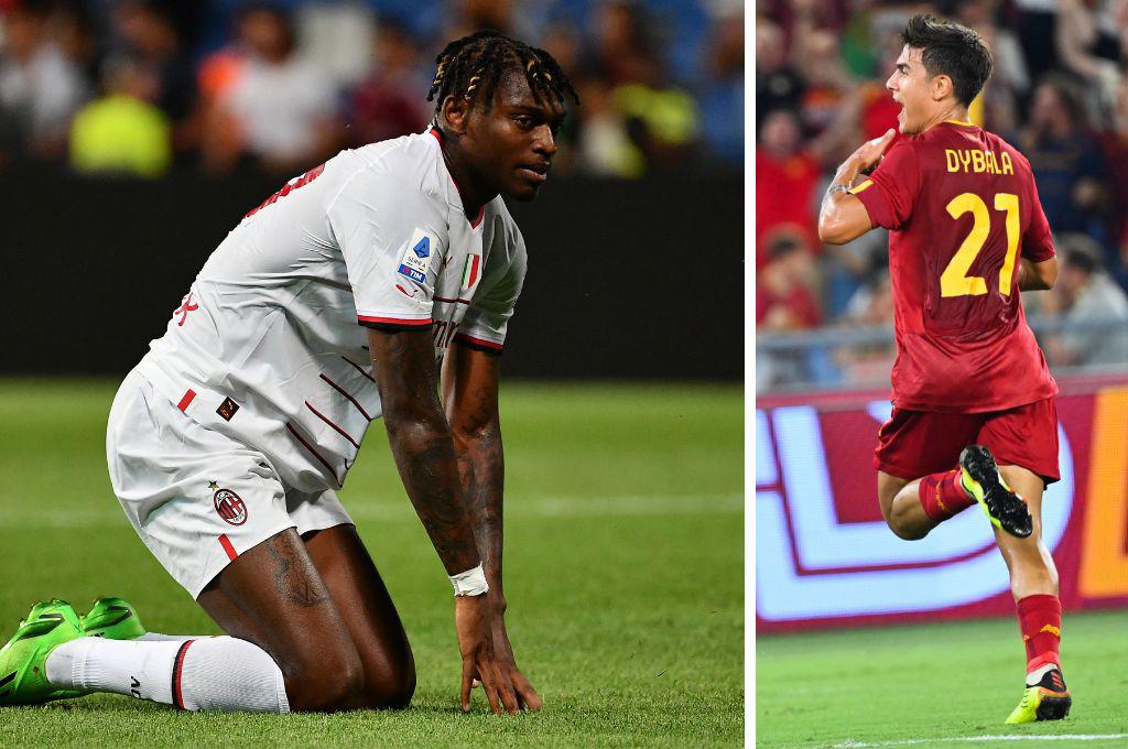 Serie A de Italia: Milan AC tropieza, Roma e Inter lo aprovechan y Dybala seduce al Olímpico