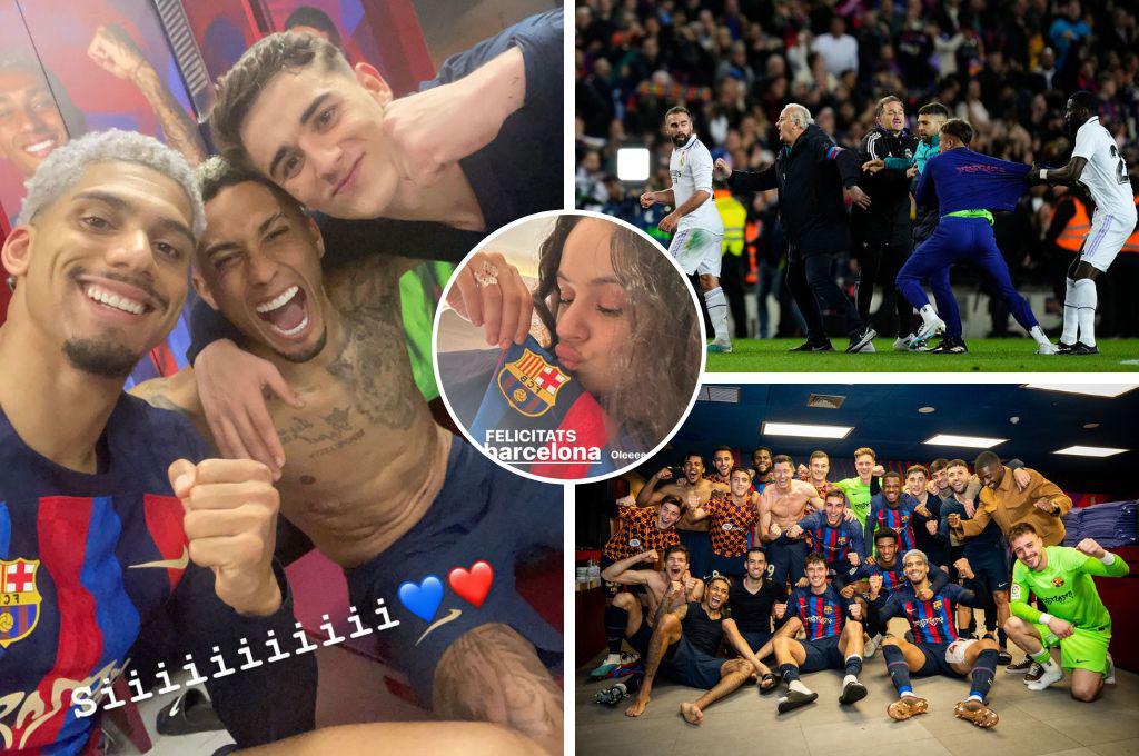 La agresión de Gavi, la visita sorpresa en el festejo y Rosalía ganó apuesta por el Barcelona; Carvajal casi sale linchado