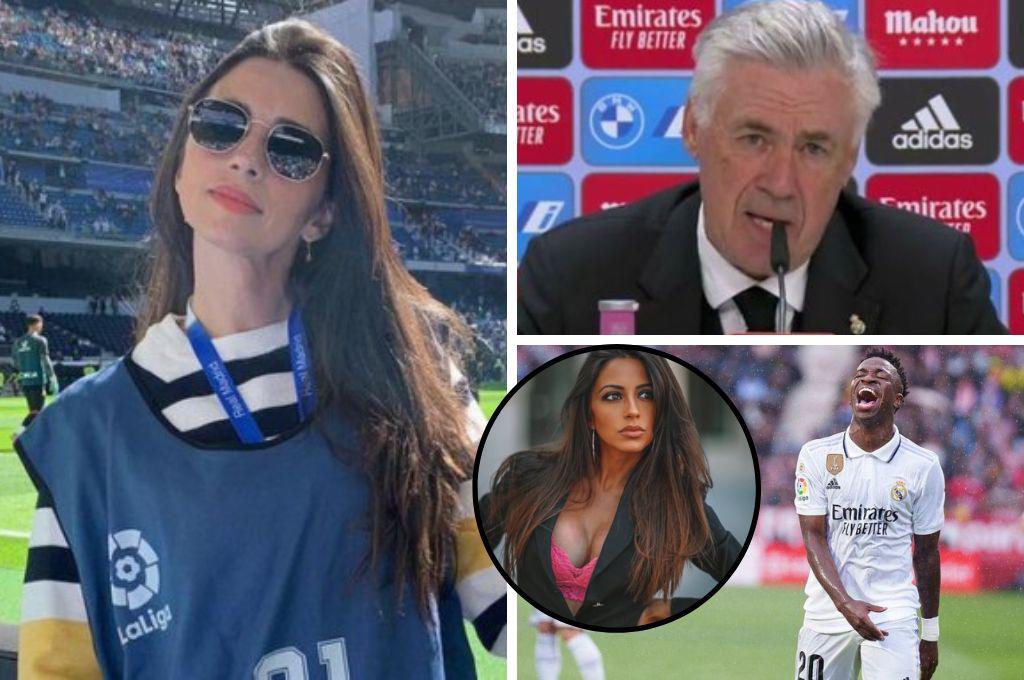 Reportera hizo polémica pregunta a Ancelotti sobre Vinicius y revela graves amenazas que recibe: “Otra perra”