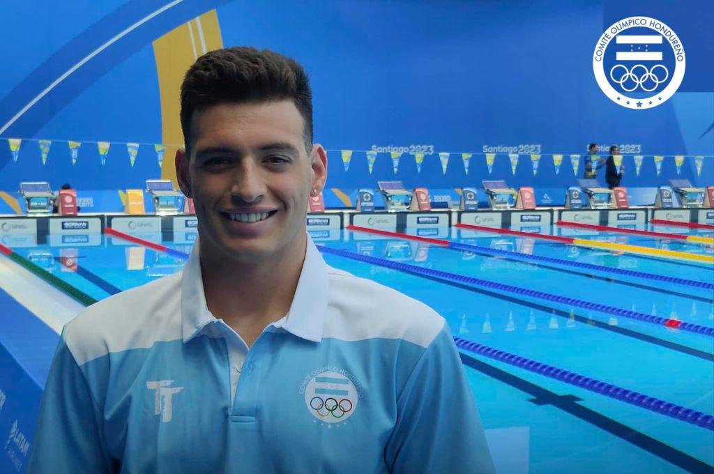 Récord hondureño en los Juegos Panamericanos: El nadador catracho Diego Dulieu hace historia en Santiago 2023