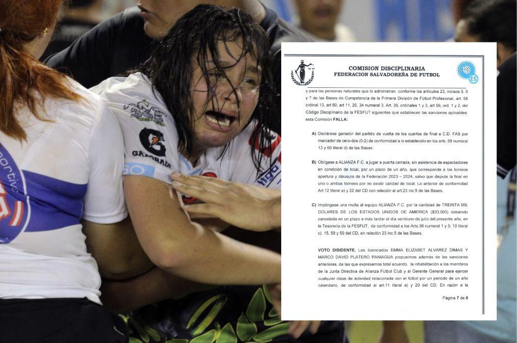 OFICIAL: Alianza es castigado y este es el tiempo que jugará sin público tras la estampida mortal en El Salvador ¿Qué pasó con FAS?