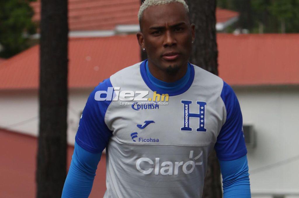 Quioto, con permiso especial, y el otro legionario que no se ha sumado; así fue el primer entrenamiento de Honduras de cara al duelo con Argentina