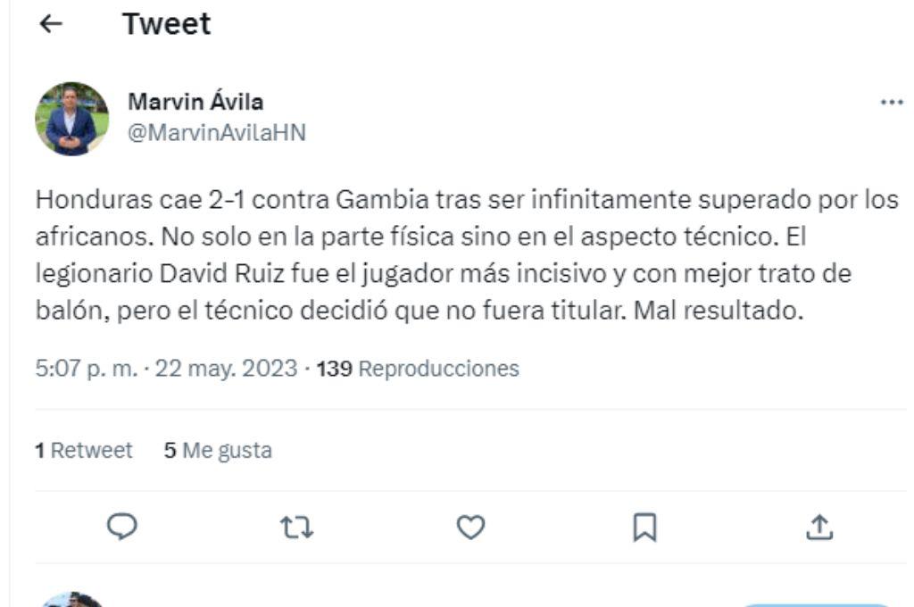 Prensa hondureña reacciona molesta tras la derrota de la Selección Sub-20 de Honduras ante Gambia en Argentina