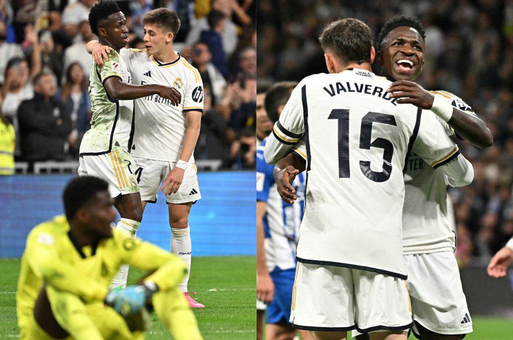 Real Madrid goleó a Alavés en la Liga Española, está cerca de un nuevo récord y muestra estar enfocado para Champions