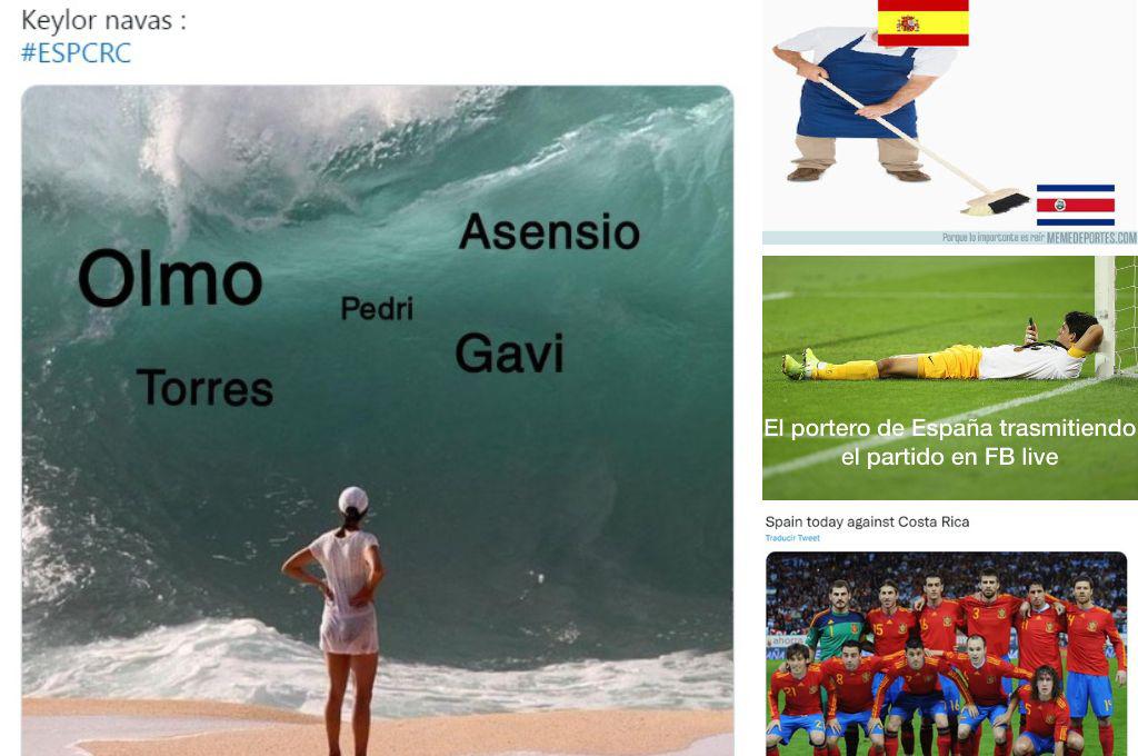 Hacen pedazos a Keylor Navas: Los crueles memes contra Costa Rica tras la humillación en el Mundial de Qatar 2022 ante España