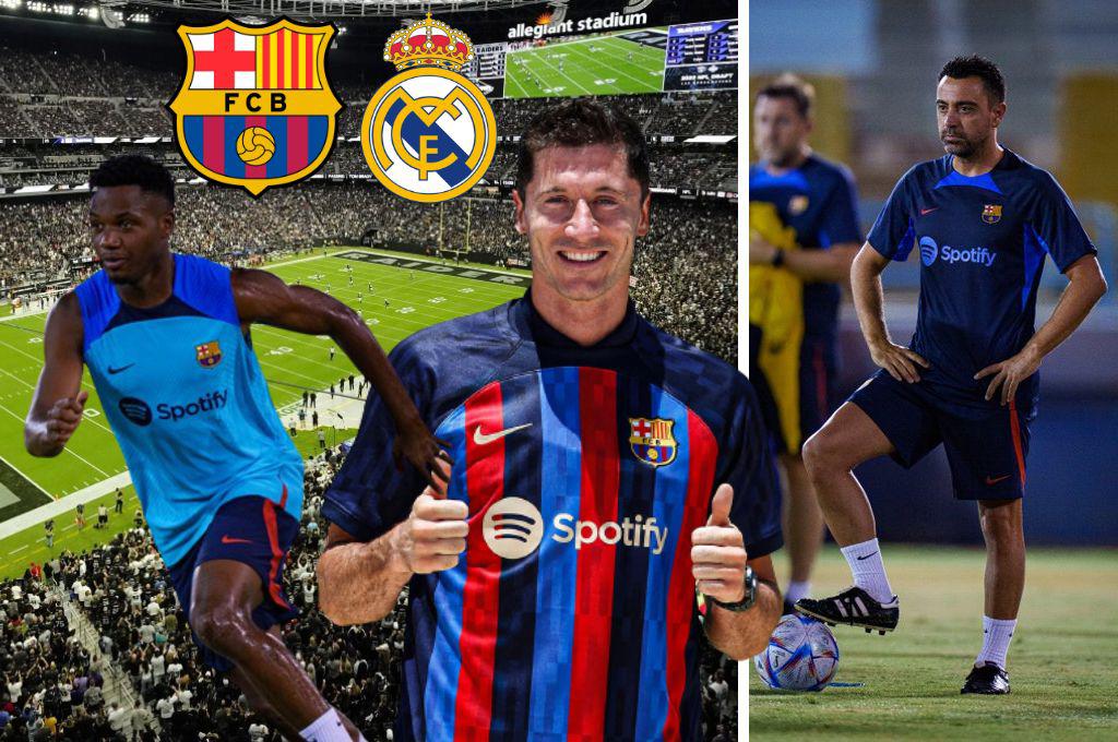 ¿Juega Lewandowski? El 11 del Barcelona para el clásico ante Real Madrid en Estados Unidos con un tridente letal