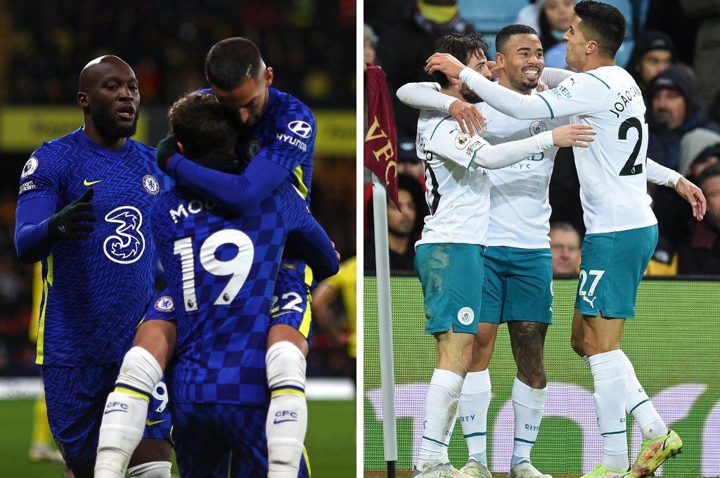 Chelsea, Manchester City y Liverpool ganan para mantener su cerrada batalla por el título