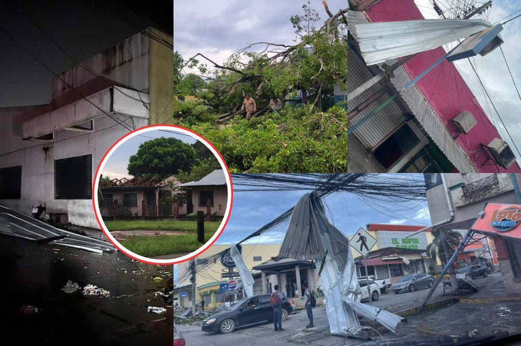 Informe especial: Puerto Cortés fue golpeado por fenómeno natural y así quedaron sus calles: “Perdimos nuestros techos”