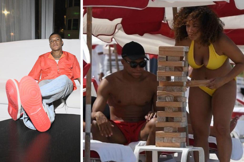 ¿Quién es la despampanante chica que anda con Mbappé durante sus vacaciones en Miami mientras define su futuro?