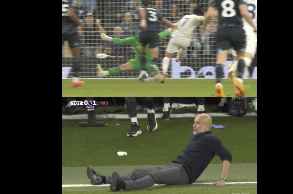 Guardiola se peleó con Ederson: la reacción de Pep, lo que dijo el DT tras su caída y el Manchester City cerca del título