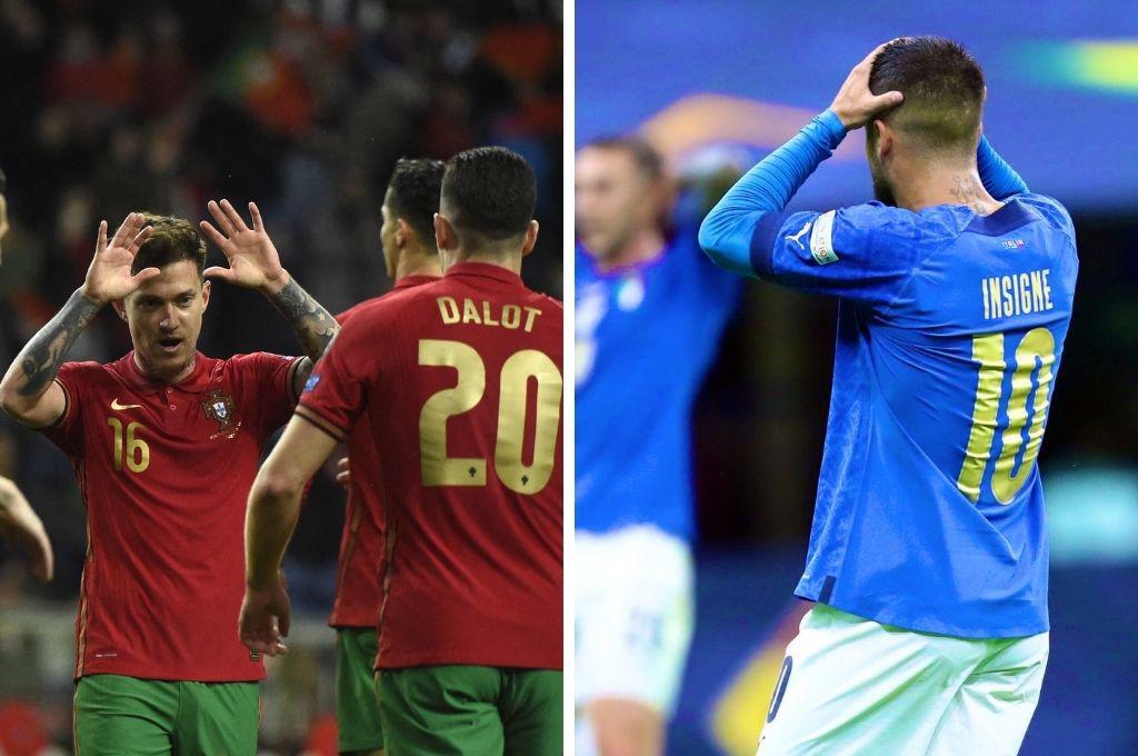 Italia se queda afuera del Mundial de Qatar y la Portugal de Cristiano Ronaldo venció a Turquía