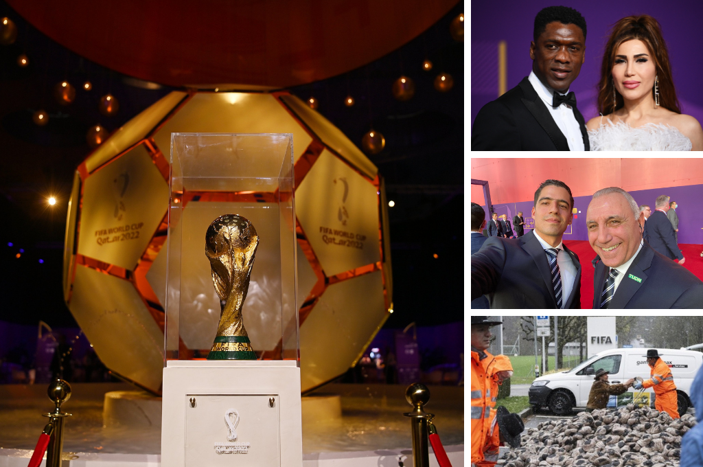 FOTOS: Kun Agüero con su sexy novia, periodista no podía creer su presencia en el sorteo de Qatar 2022 y fanático mexicano se roba el show