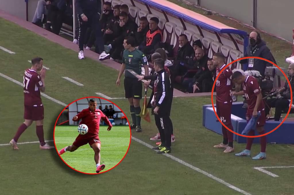 ¡Regresó el “Bambino”! Hondureño Rigoberto Rivas reaparece con el Reggina de Italia tras dos meses de ausencia