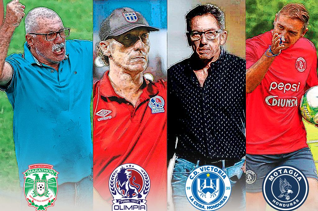 Radiografía de los cuatro técnicos semifinalistas en Honduras: Manolo es el zorro y Troglio el efectivo