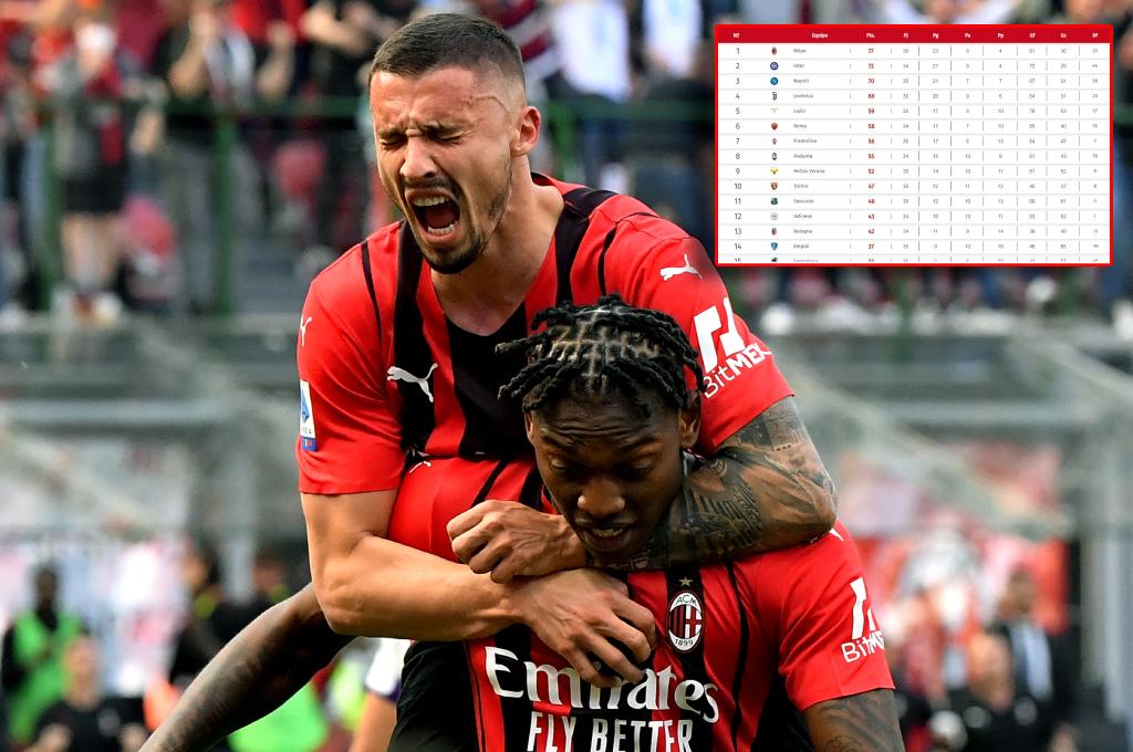 ¡Saborean el título! AC Milan no falla ante Fiorentina y así marcha la tabla de posiciones en la Serie A: ¿y el Inter?