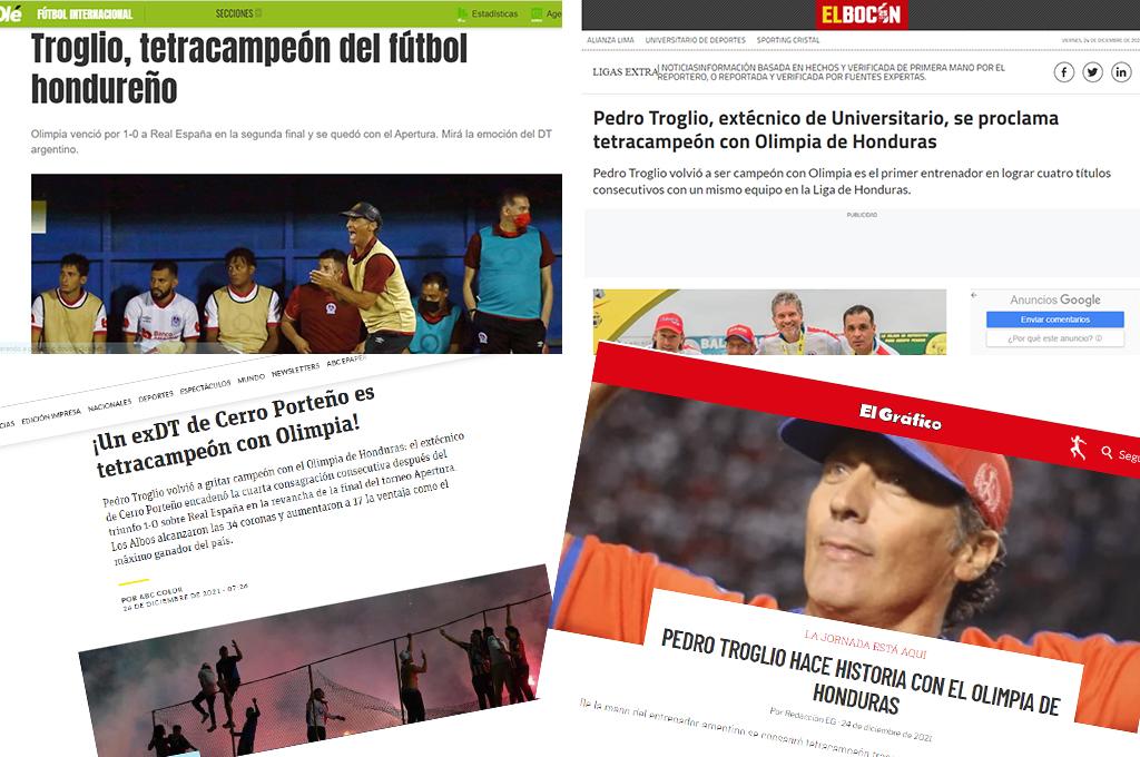 En Sudamérica y México se rinden ante Pedro Troglio por el tetracampeonato que ganó con Olimpia y lo piden en Argentina