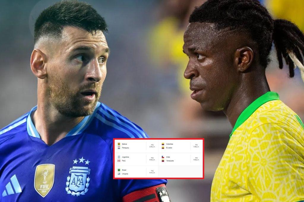 Partidos de hoy martes 19 de noviembre 2024 en las eliminatorias sudamericanas rumbo al Mundial 2026