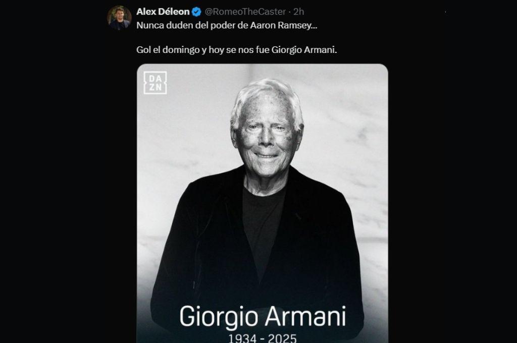 Aaron Ramsey anotó y se repite su maldición: el famoso que ha fallecido tras el gol que hizo con los Pumas: Con gran tristeza