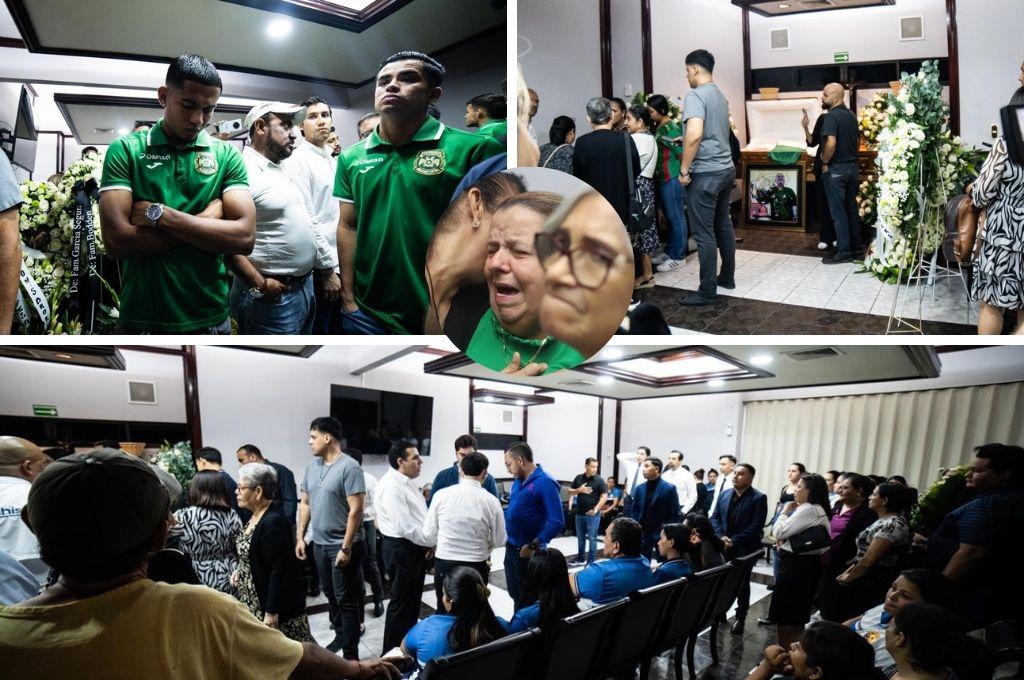 Luto, lágrimas y tremendo respaldo de jugadores y directivos en la sala velatoria de Orinson Amaya, presidente de Marathón