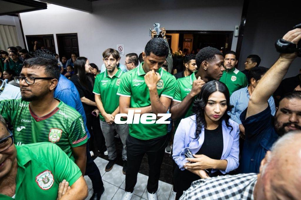 Luto, lágrimas y tremendo respaldo de jugadores y directivos en la sala velatoria de Orinson Amaya, presidente de Marathón