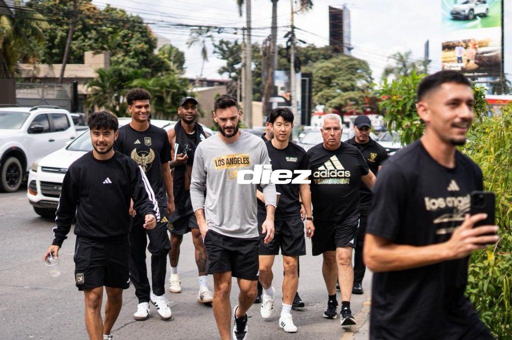 ¿Con cuántos guardaespaldas? Heung-min Son y jugadores de Los Ángeles FC sorprenden caminando por calles de SPS
