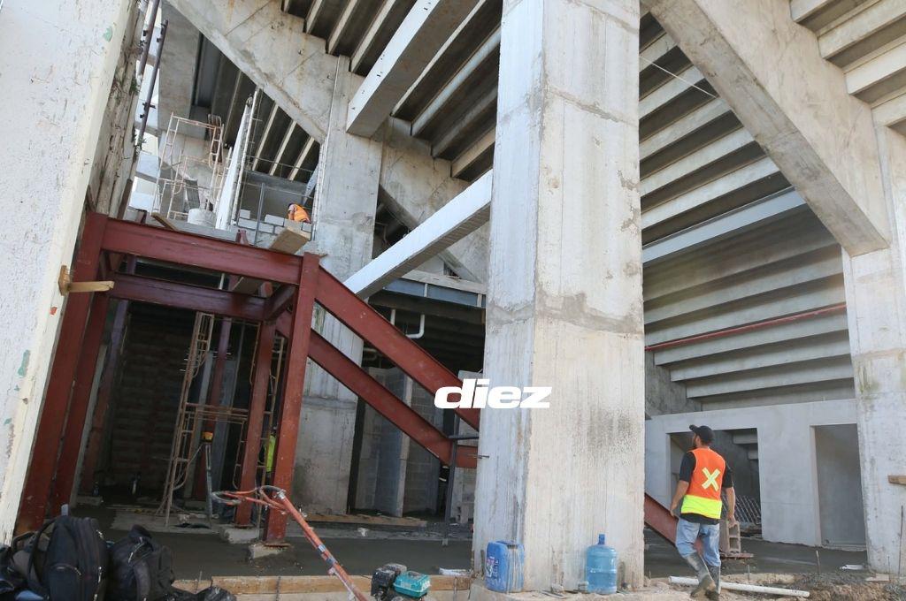 Luce impecable Estadio Nacional previo a la gran final Olimpia-Marathón; así pulen los últimos detalles en su gradería