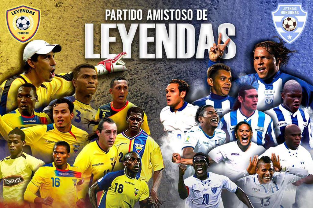 Honduras vs Ecuador se darán cita en octubre para disputar partido amistoso de leyendas en Estados Unidos