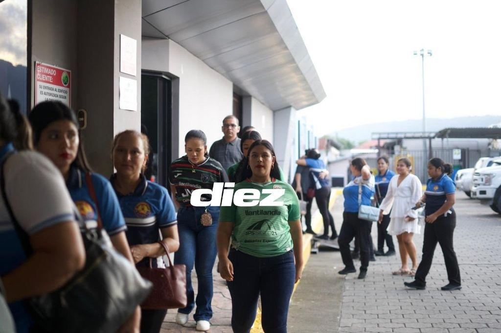 Luto, lágrimas y tremendo respaldo de jugadores y directivos en la sala velatoria de Orinson Amaya, presidente de Marathón