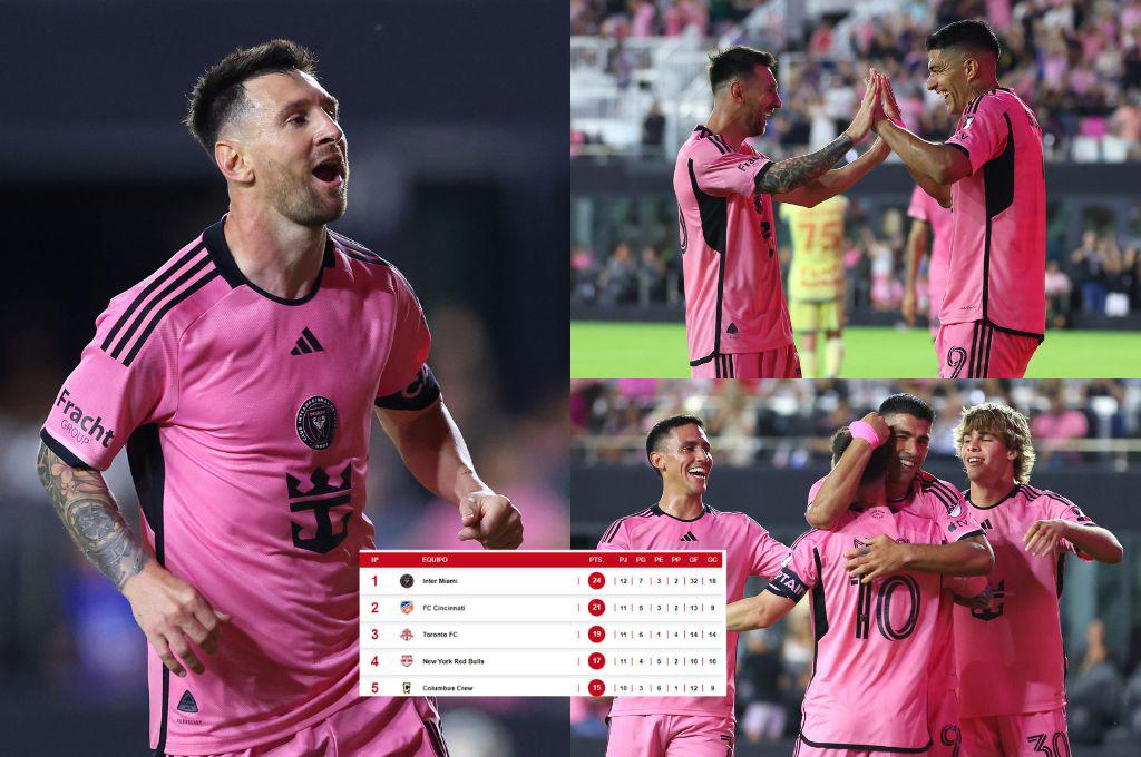Messi es de otro mundo: Con Re-Póker de asistencias y un gol del 10, el Inter Miami remonta y así queda la tabla en la MLS